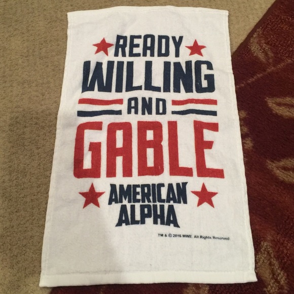 Other American Alpha Towel Chad Gable Jason Jordan Wwe Poshmark